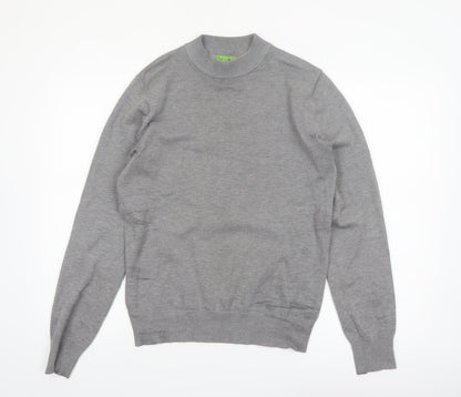 Feraud Men’s Grey Crew Neck Viscose Knit Pullover Jumper M