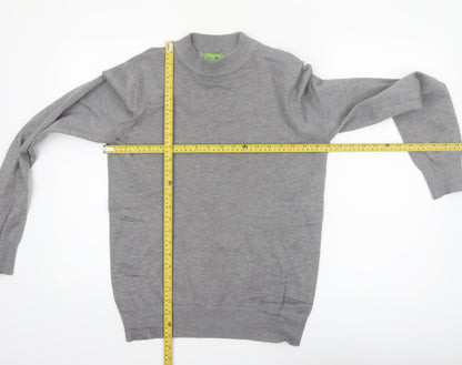 Feraud Men’s Grey Crew Neck Viscose Knit Pullover Jumper M