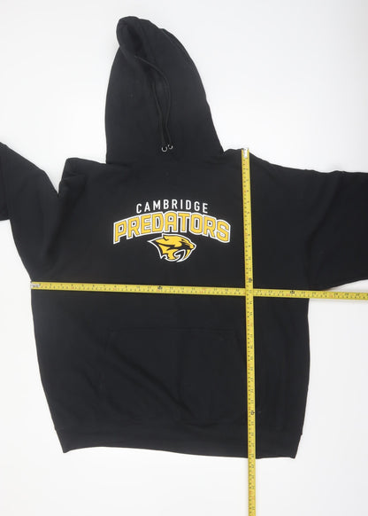 The Authentic T-Shirt Company Mens Black 2XL Pullover Hoodie Cambridge Predators