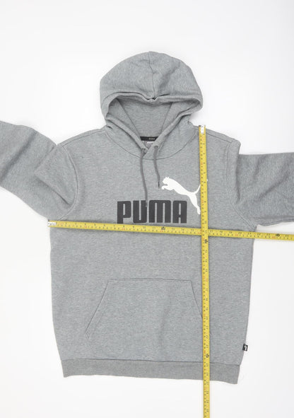 Puma Mens Grey Pullover Hoodie Regular Fit M Sportswear