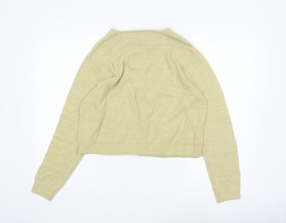 Marks and Spencer Women's Beige Knit Button Cardigan M
