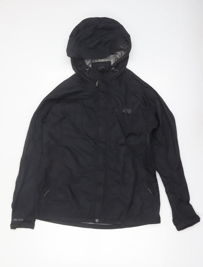 Eastern Mountain Sports Men's Black Medium Waterproof Hooded Rain Jacket