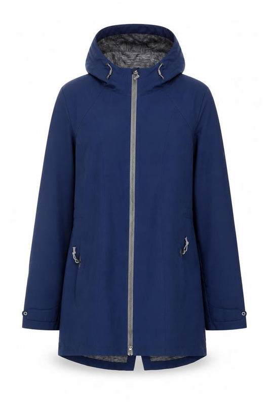 G.I.G.A. DX by Killtec Women's Blue Waterproof Hooded Jacket Size 12