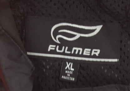 Fulmer Men's Orange Black XL Waterproof Reflective Motorcycle Jacket