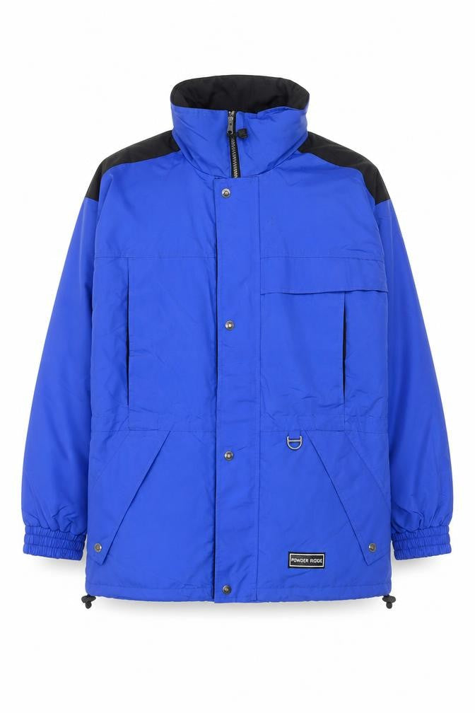 Powder Ridge Mens Blue Waterproof Ski Parka Jacket Size S