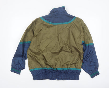 Active Stuff Men's Multicoloured 90s Nylon Windbreaker Jacket S