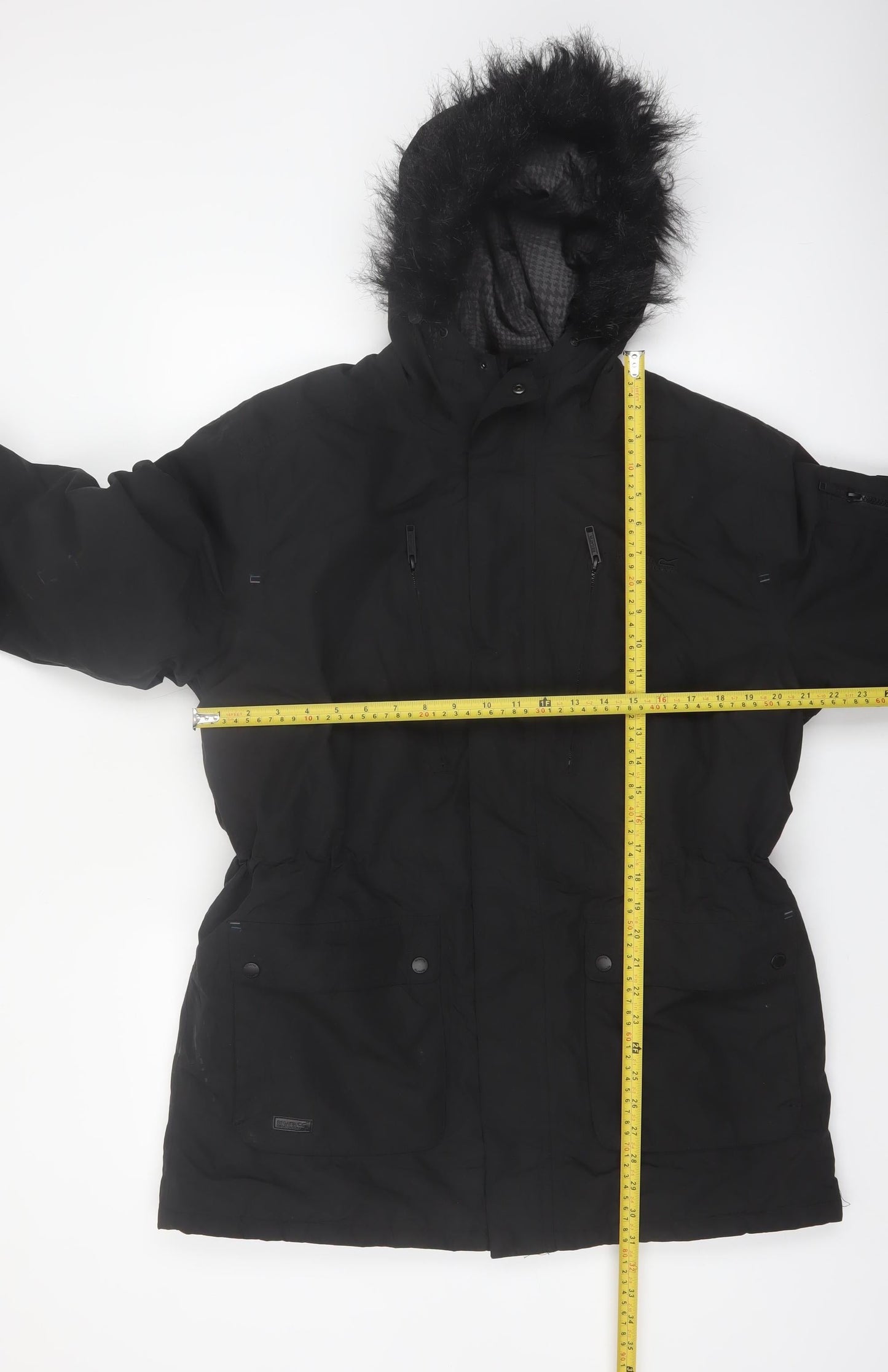 Regatta Men's Black L Parka Jacket Hooded Waterproof Insulated