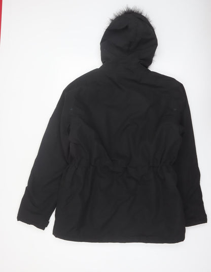 Regatta Men's Black L Parka Jacket Hooded Waterproof Insulated