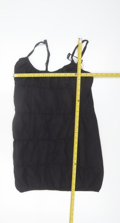 PrettyLittleThing Women’s Black Size 6 Short Slip Dress