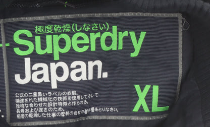 Superdry Women's Blue XL Softshell Jacket Full Zip Outdoor