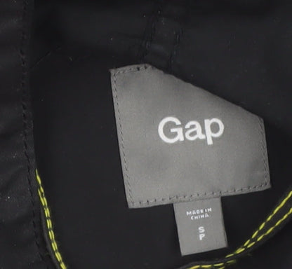Gap Womens Black Cotton Hooded Parka Jacket Size S