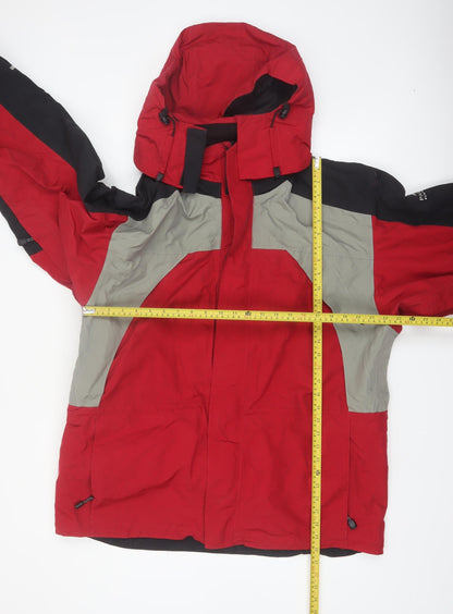 Pacific Trail Mens Red XL Waterproof Hooded Parka Jacket