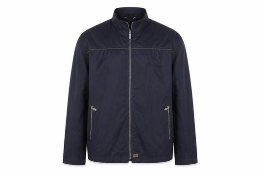 Urban North End Men's Blue Nylon Full Zip Lightweight Jacket Medium