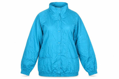 Haband Women Blue M Lightweight Nylon Windbreaker Jacket