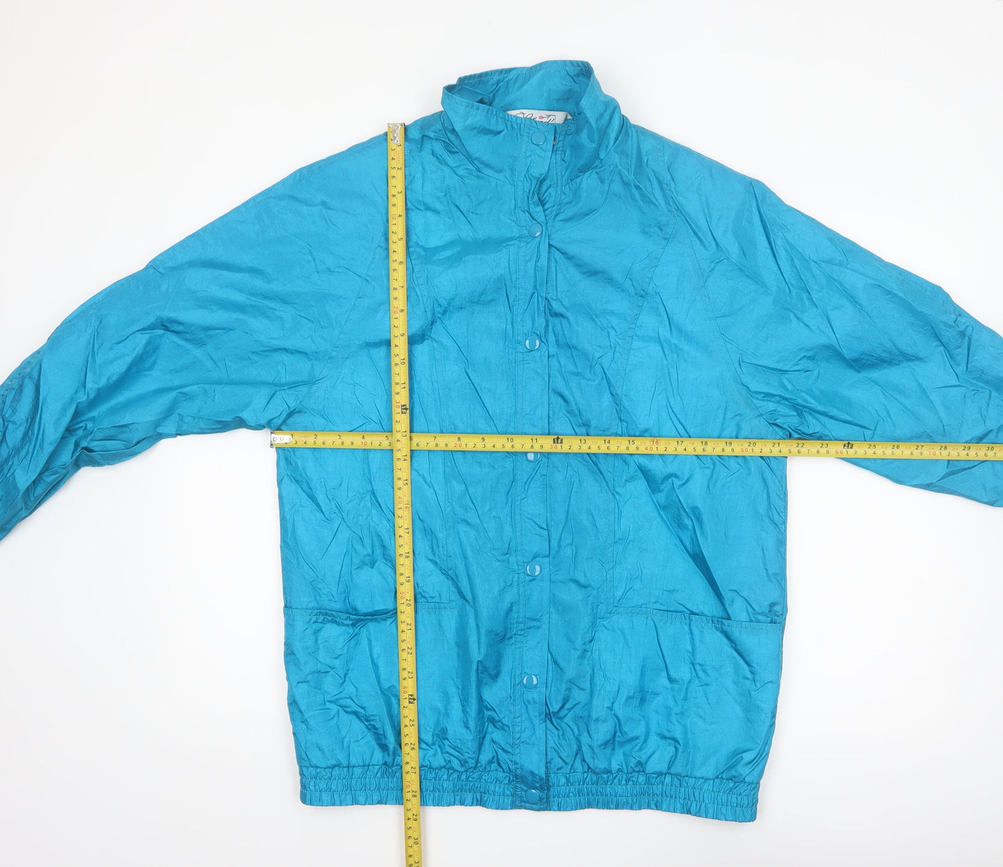 Haband Women Blue M Lightweight Nylon Windbreaker Jacket