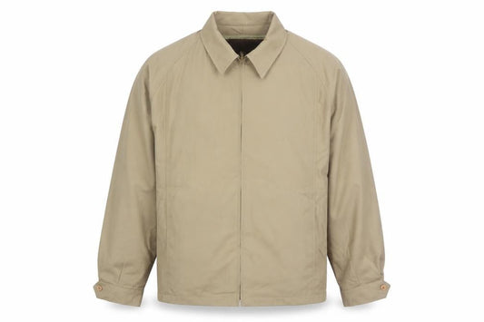 London Fog Men's Beige Water Resistant Zip Jacket Size 44 Regular