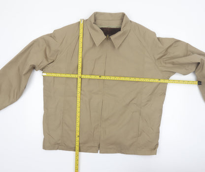 London Fog Men's Beige Water Resistant Zip Jacket Size 44 Regular