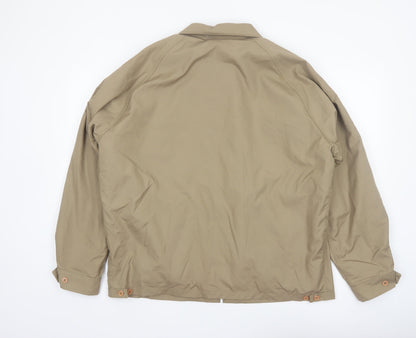 London Fog Men's Beige Water Resistant Zip Jacket Size 44 Regular