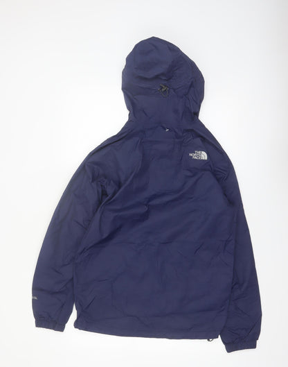 The North Face Men's Blue XS Windbreaker Hooded Jacket