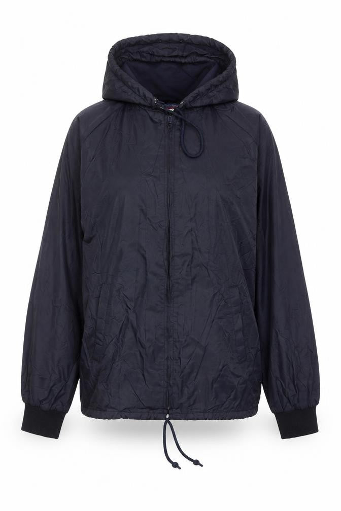 Champion Women's Blue S Hooded Windbreaker Jacket