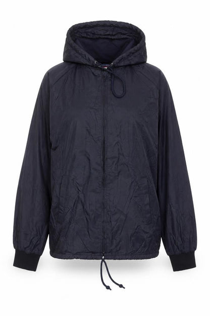 Champion Women's Blue S Hooded Windbreaker Jacket