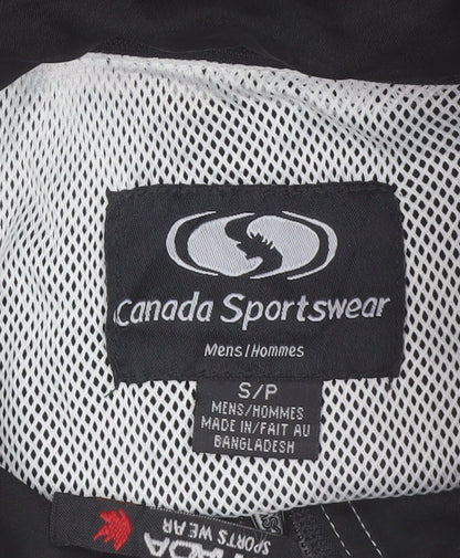 Canada Sportswear Men’s Black Red Softshell Hockey Jacket Size S