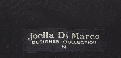 Joella Di Marco Women's Black Medium Zip Blazer Jacket