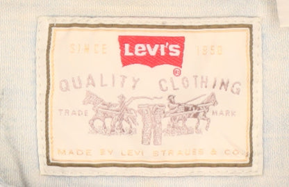 Levi's Men's Blue Denim Button-Up Shirt XL Regular Fit