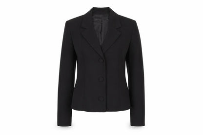 Zara Women's Black Slim Fit Single-Breasted Blazer Jacket S