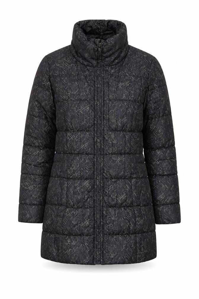 Store Twenty One Women's Black Quilted Long Puffer Coat Size 12