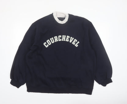 Threadbare Women's Navy Courchevel 3XL Pullover Sweatshirt