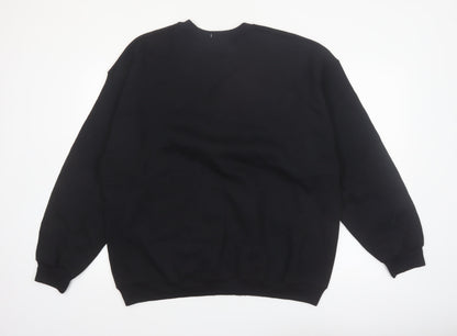 Candytopia Men's Black XL Pullover Graphic Print Sweatshirt