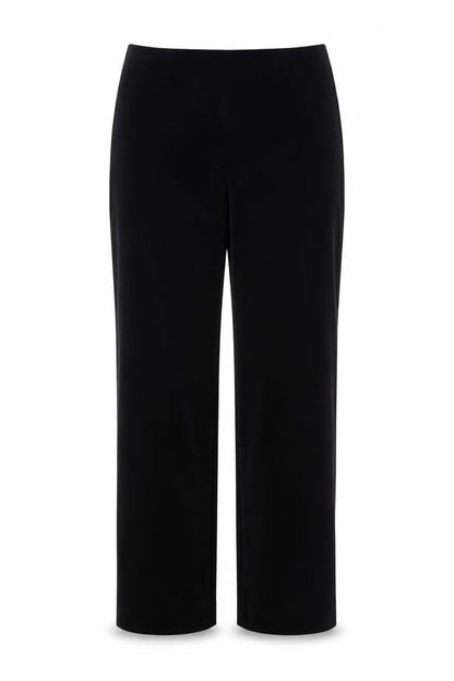 Evan-Picone Women's Black Cotton Straight Leg Trousers Size 10