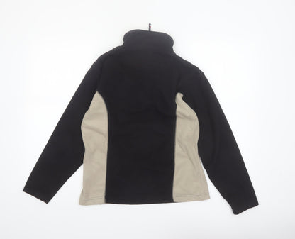 Trespass Womens Black Beige Fleece Pullover Sweatshirt Size M