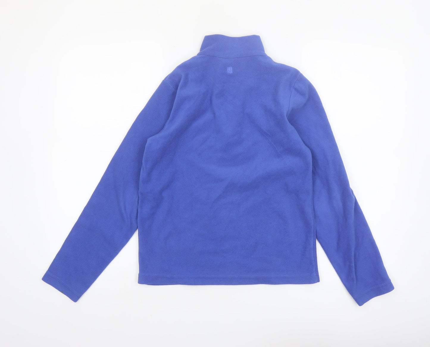 Mountain Warehouse Girls Blue Fleece 1/4 Zip Pullover Sweatshirt 11-12 Years