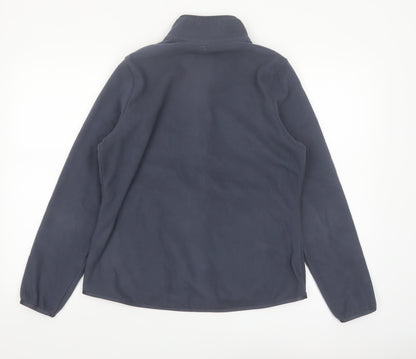 Marks and Spencer Womens Blue Fleece Full Zip Jacket Size 12