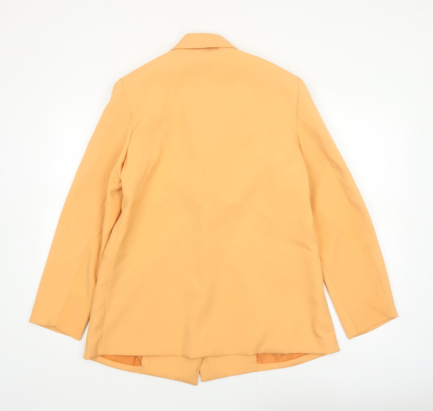 Missguided Women Yellow Long Sleeve One Button Blazer UK 12