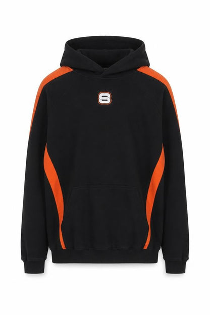 Sport-Tek Men's Black Orange XL Pullover Hoodie Classic Style