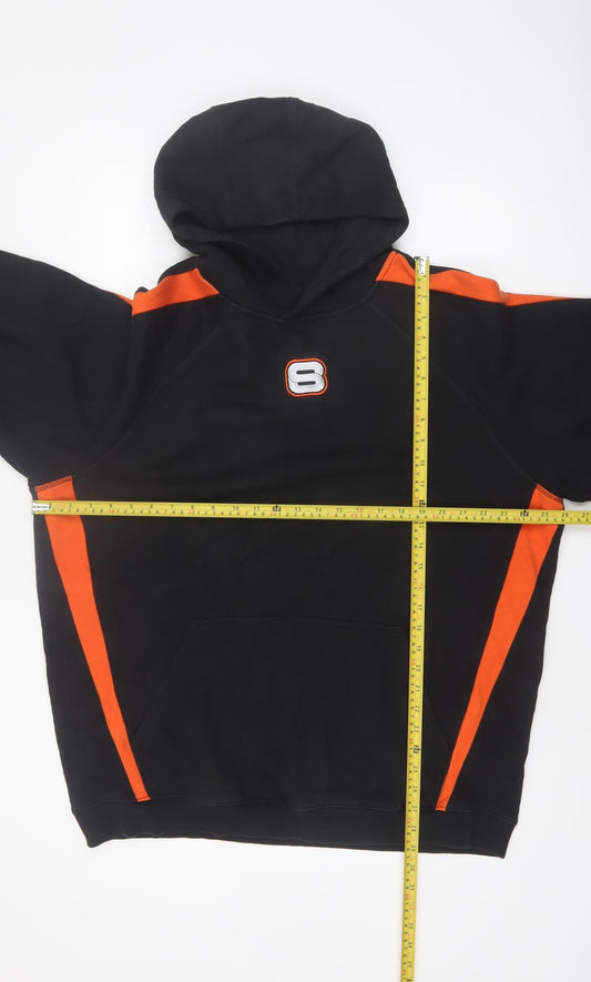 Sport-Tek Men's Black Orange XL Pullover Hoodie Classic Style