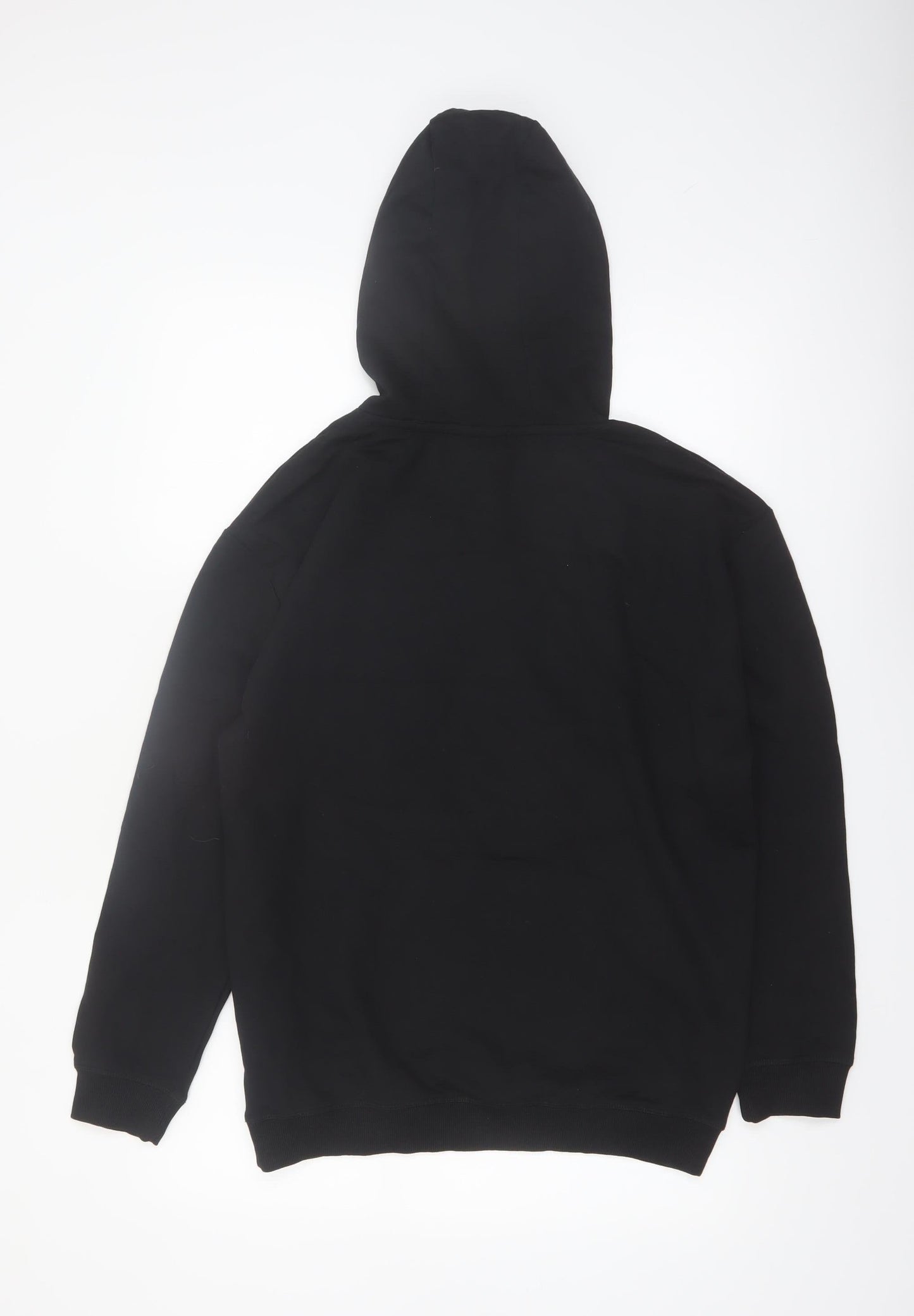 Fortnite Men's Black Pullover Hoodie Sweatshirt Medium Cotton Blend