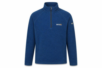 Regatta Men's Blue 1/4 Zip Fleece Pullover Sweatshirt Size S