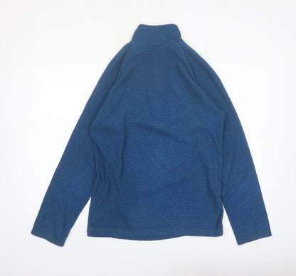 Regatta Men's Blue 1/4 Zip Fleece Pullover Sweatshirt Size S