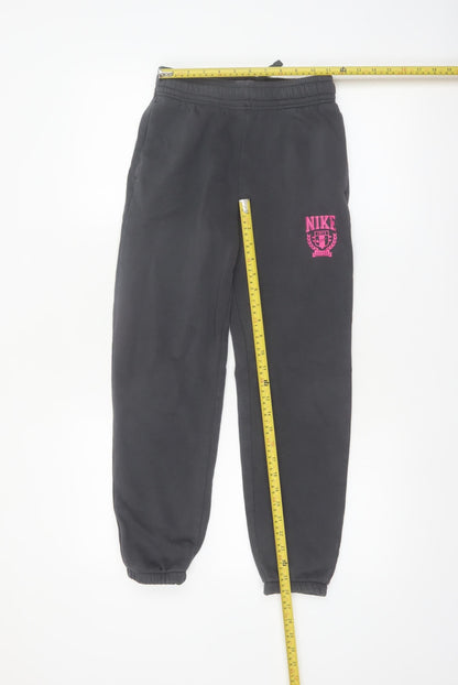 Nike Girls Black Jogger Sweatpants M 137-146cm Cotton Blend Casual