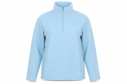 Campri Women Blue Fleece 1/4 Zip Pullover Sweatshirt Size 10