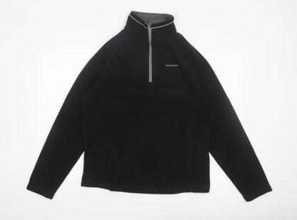 Craghoppers Men's Black Fleece 1/2 Zip Pullover Sweatshirt M