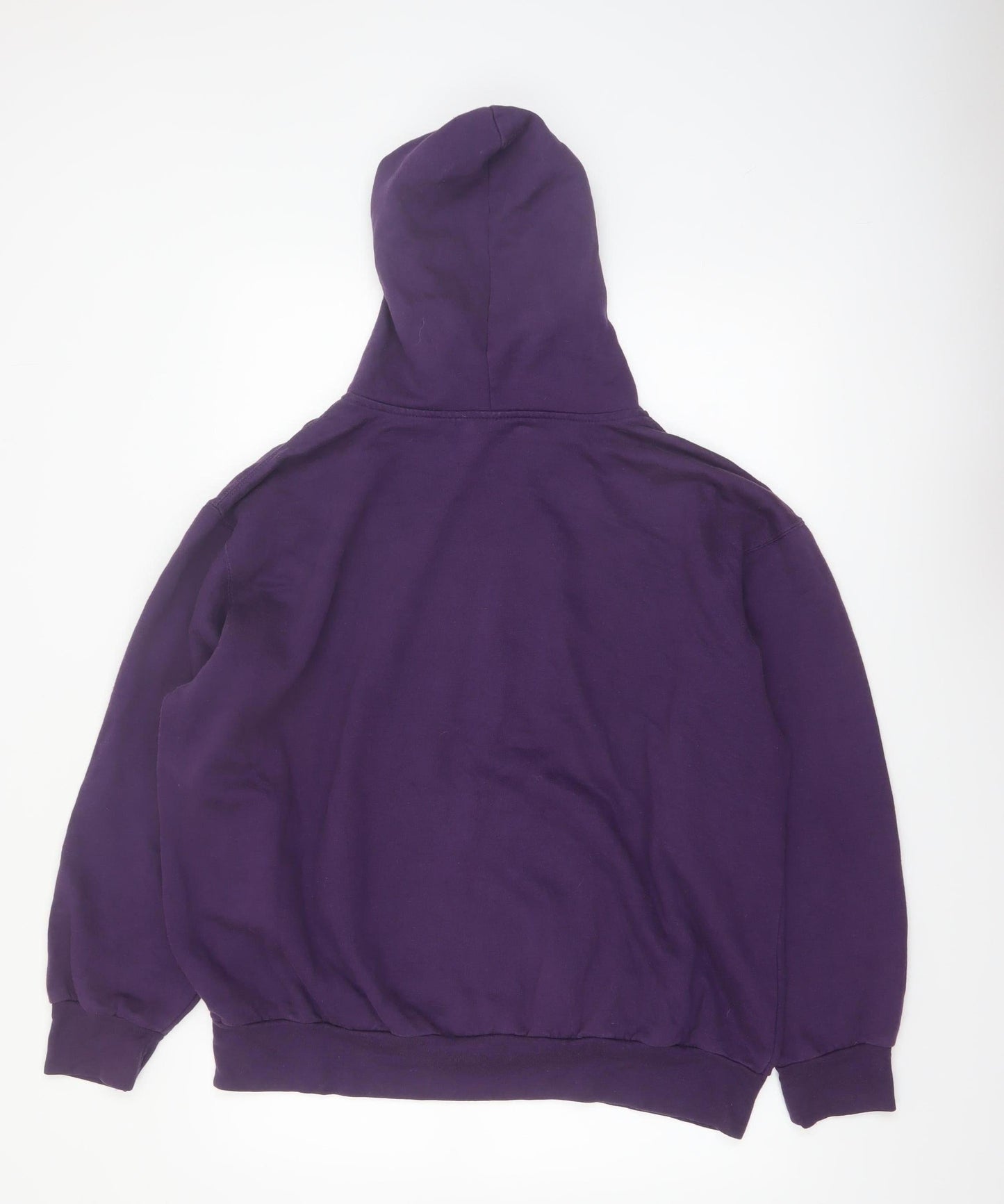 MV Sport Men's Purple Hoodie XL Pullover NY University Graphic Print