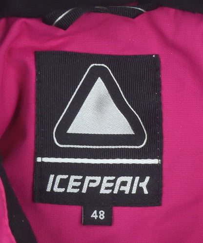 Icepeak Women's Pink Ski Jacket Size 20 Waterproof Hooded Winter Coat
