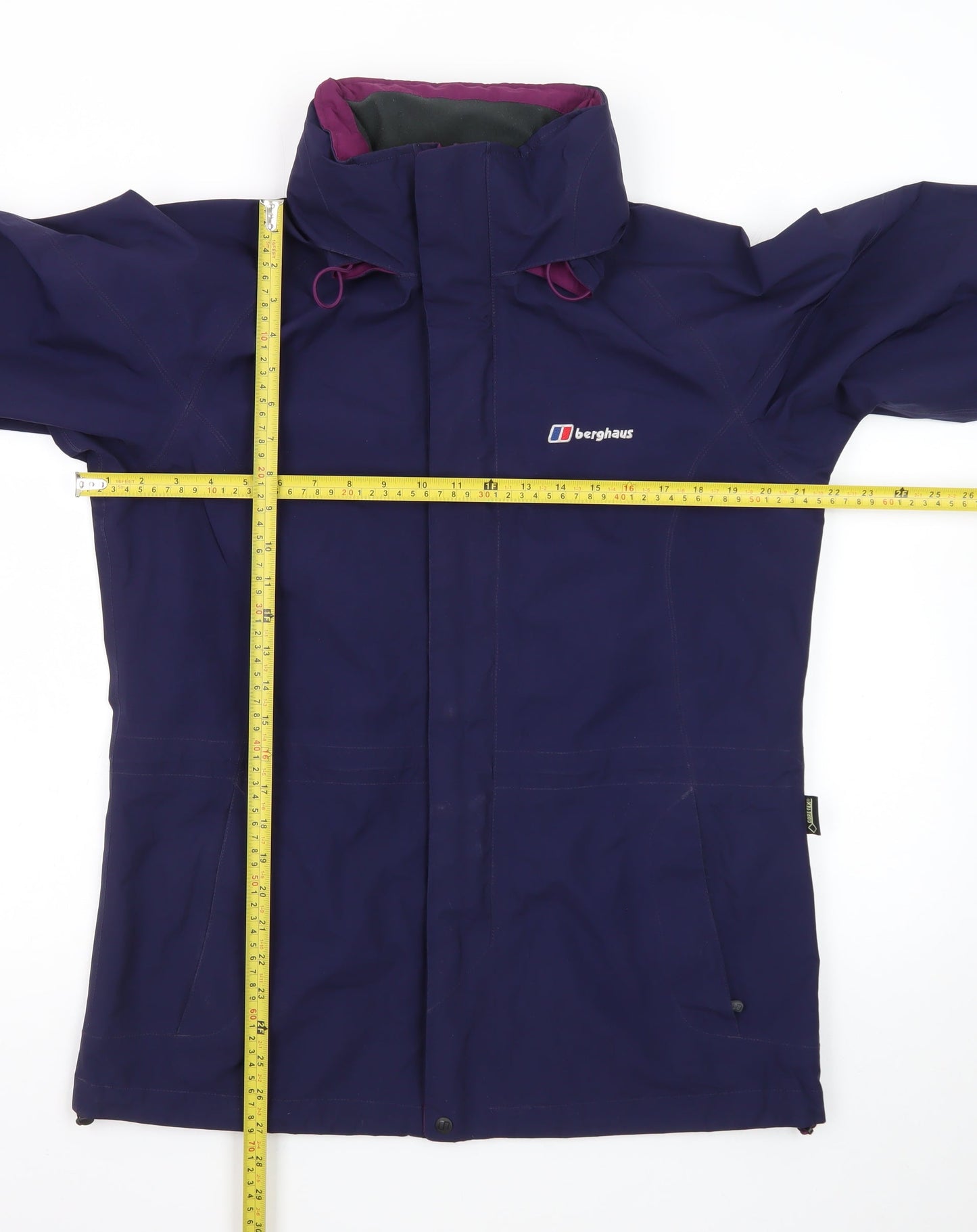 Berghaus Womens Purple Waterproof Rain Coat Jacket UK 12 Regular Fit