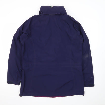 Berghaus Womens Purple Waterproof Rain Coat Jacket UK 12 Regular Fit