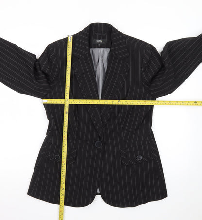 Marks and Spencer Women’s Black Pinstripe Suit Jacket Size 14